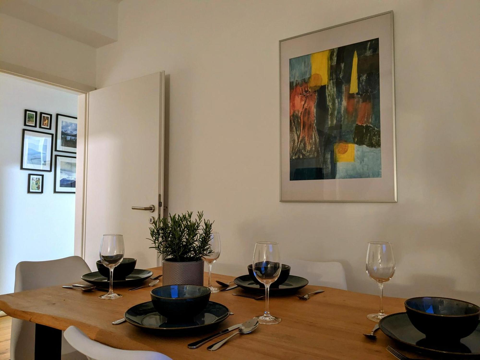 55Qm Messe Wohnung, Trade Fair, 6 Minuten Zur Messe Rheinstetten Eksteriør billede